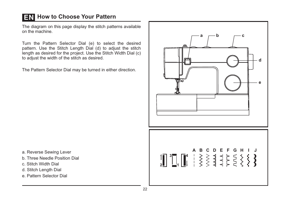 How to choose your pattern | SINGER 5511 User Manual | Page 29 / 63