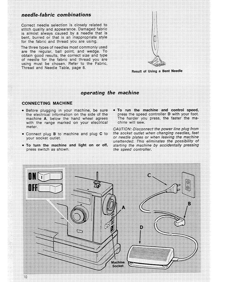 SINGER 6104 User Manual | Page 12 / 44