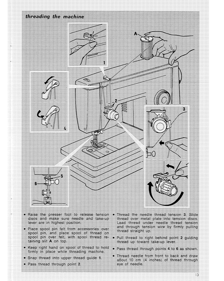 SINGER 6104 User Manual | Page 15 / 44