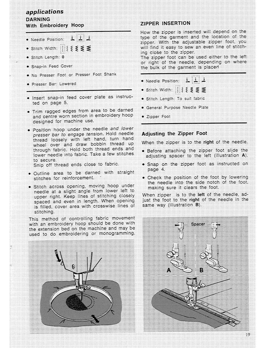 SINGER 6104 User Manual | Page 21 / 44