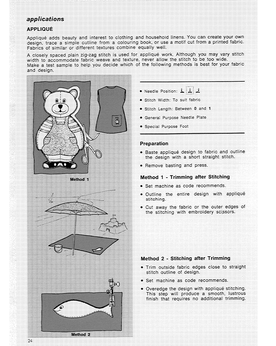Appyqüé | SINGER 6104 User Manual | Page 26 / 44