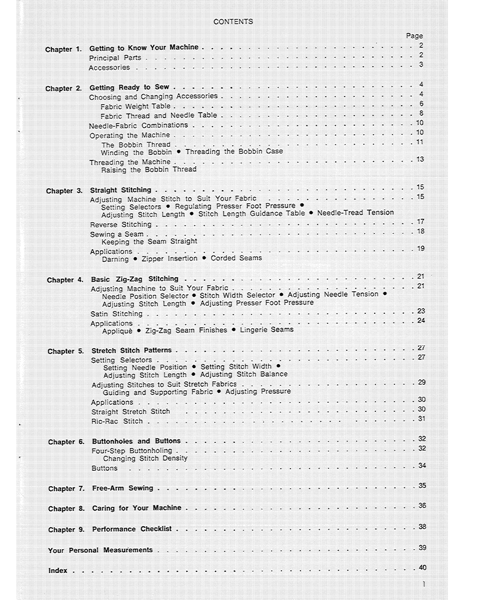 SINGER 6104 User Manual | Page 3 / 44