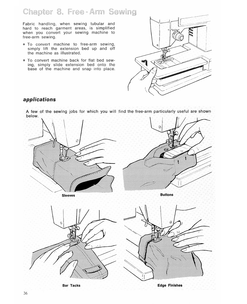 Applications | SINGER 6105 User Manual | Page 38 / 44