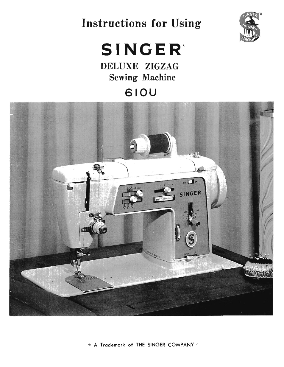 SINGER 610U User Manual | 43 pages