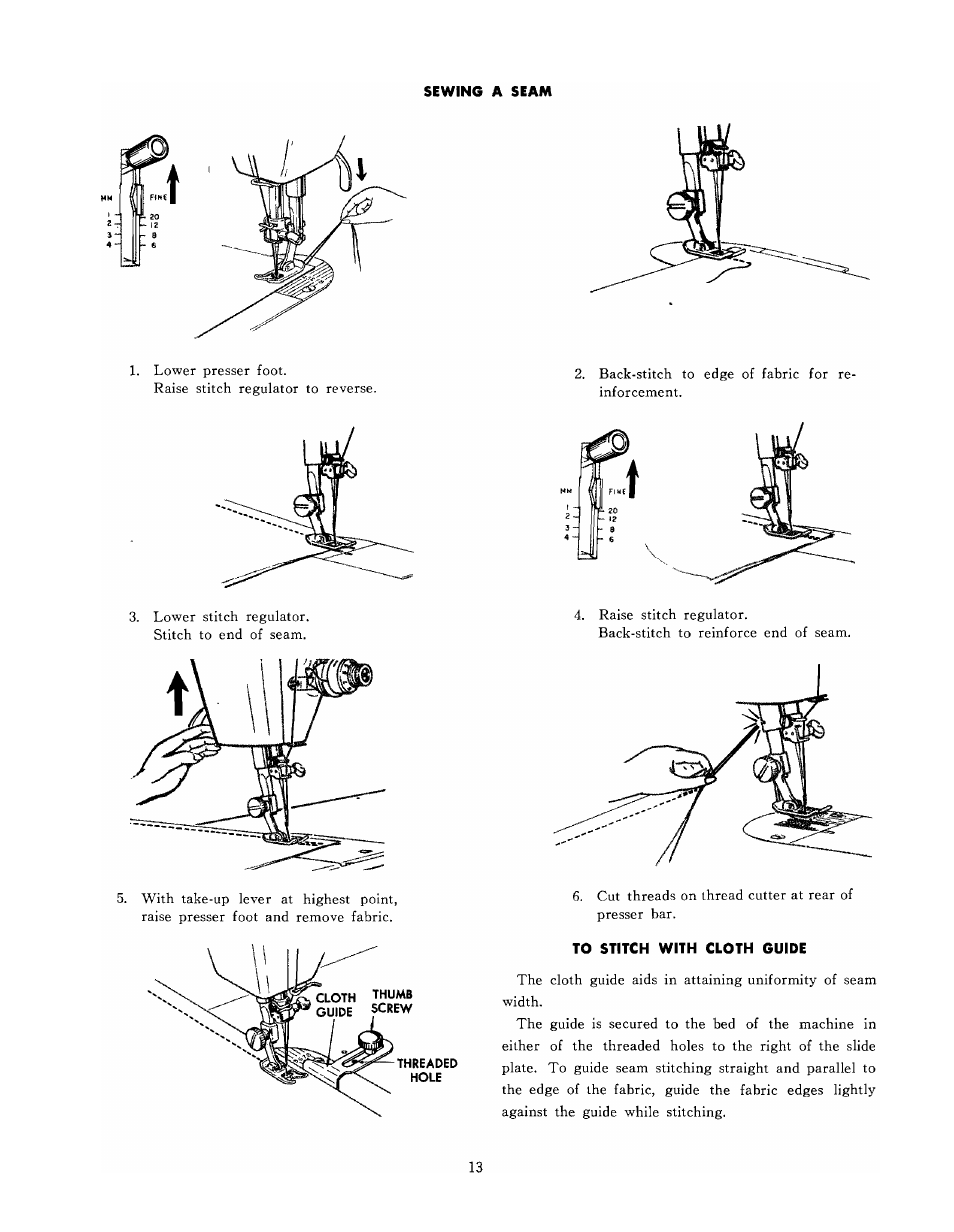 SINGER 610U User Manual | Page 15 / 43