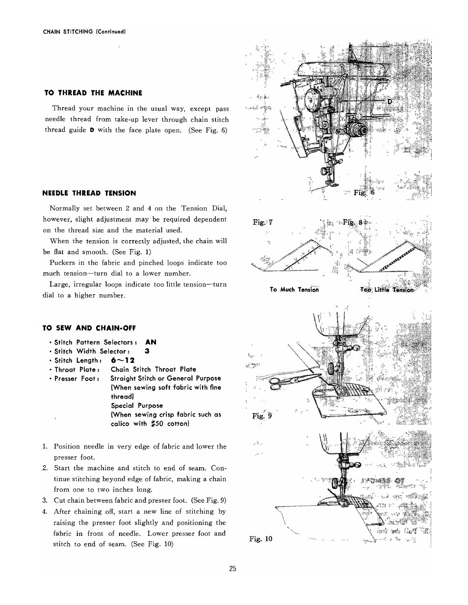 SINGER 610U User Manual | Page 27 / 43