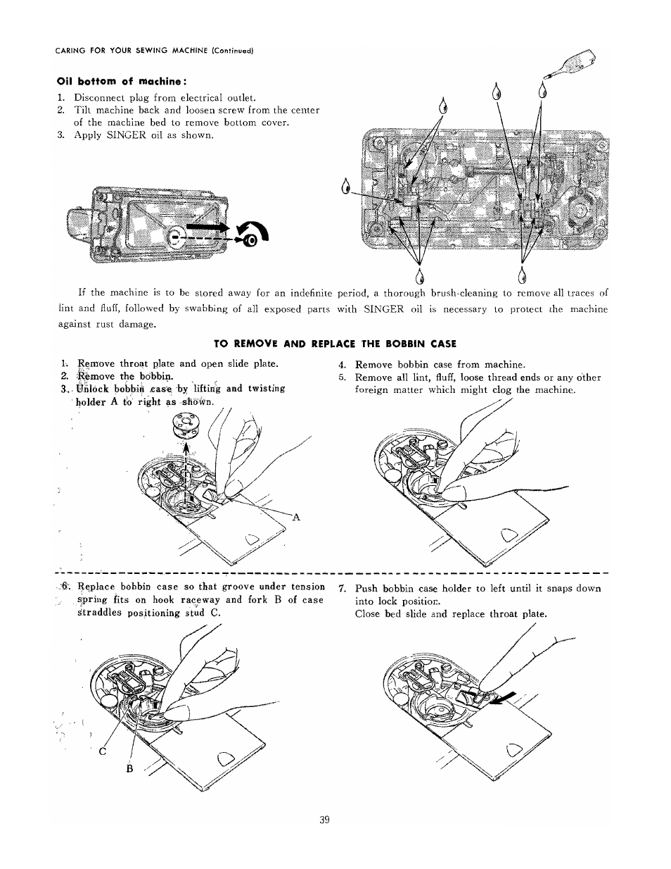 SINGER 610U User Manual | Page 41 / 43