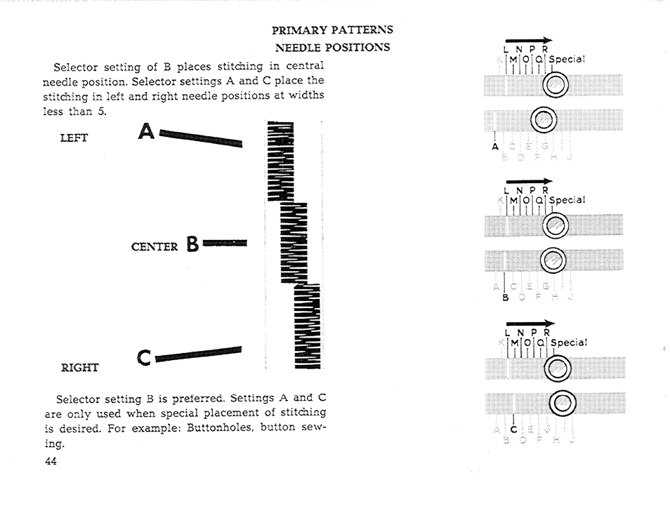 I i i | SINGER 611 User Manual | Page 46 / 108