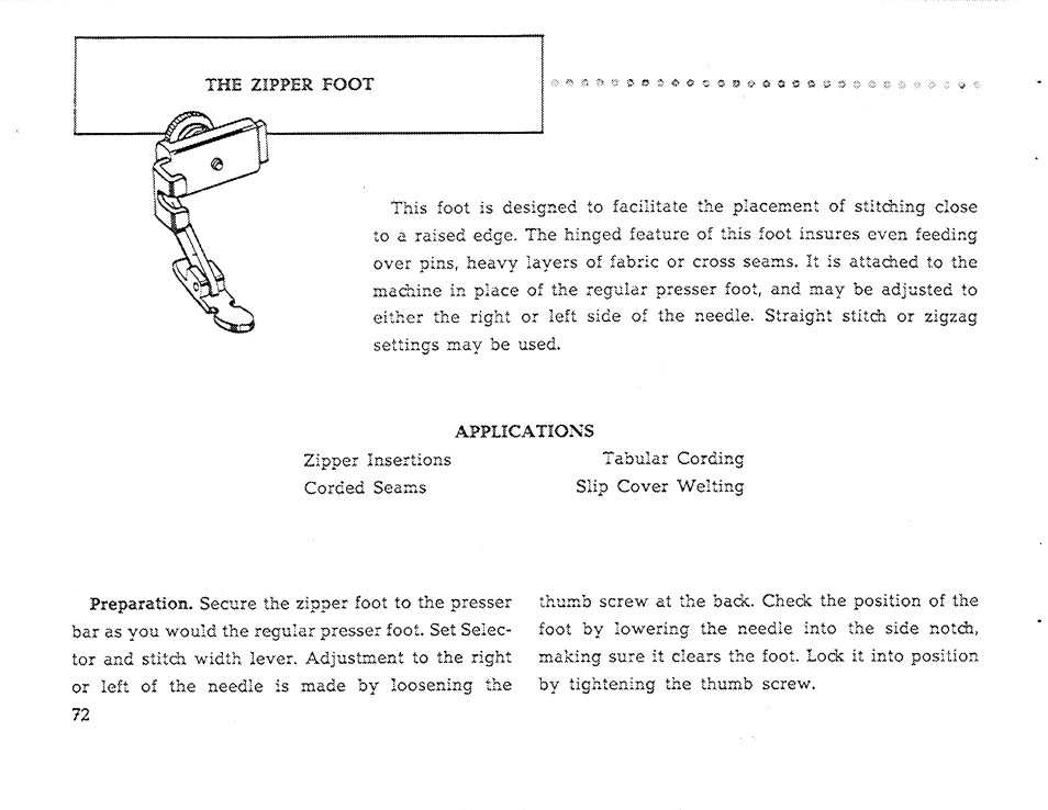 SINGER 611 User Manual | Page 74 / 108