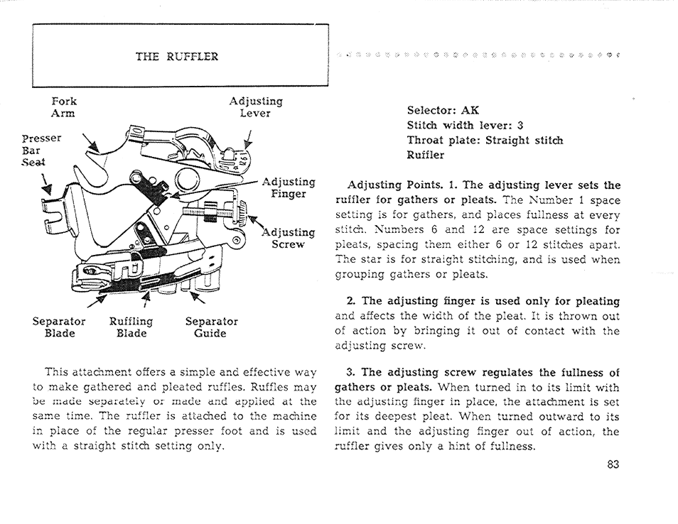 SINGER 611 User Manual | Page 85 / 108