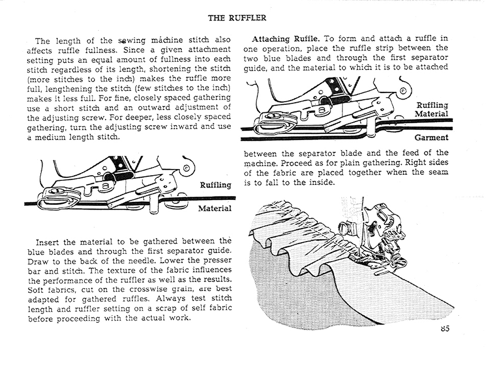SINGER 611 User Manual | Page 87 / 108