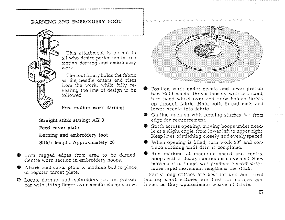 SINGER 611 User Manual | Page 89 / 108