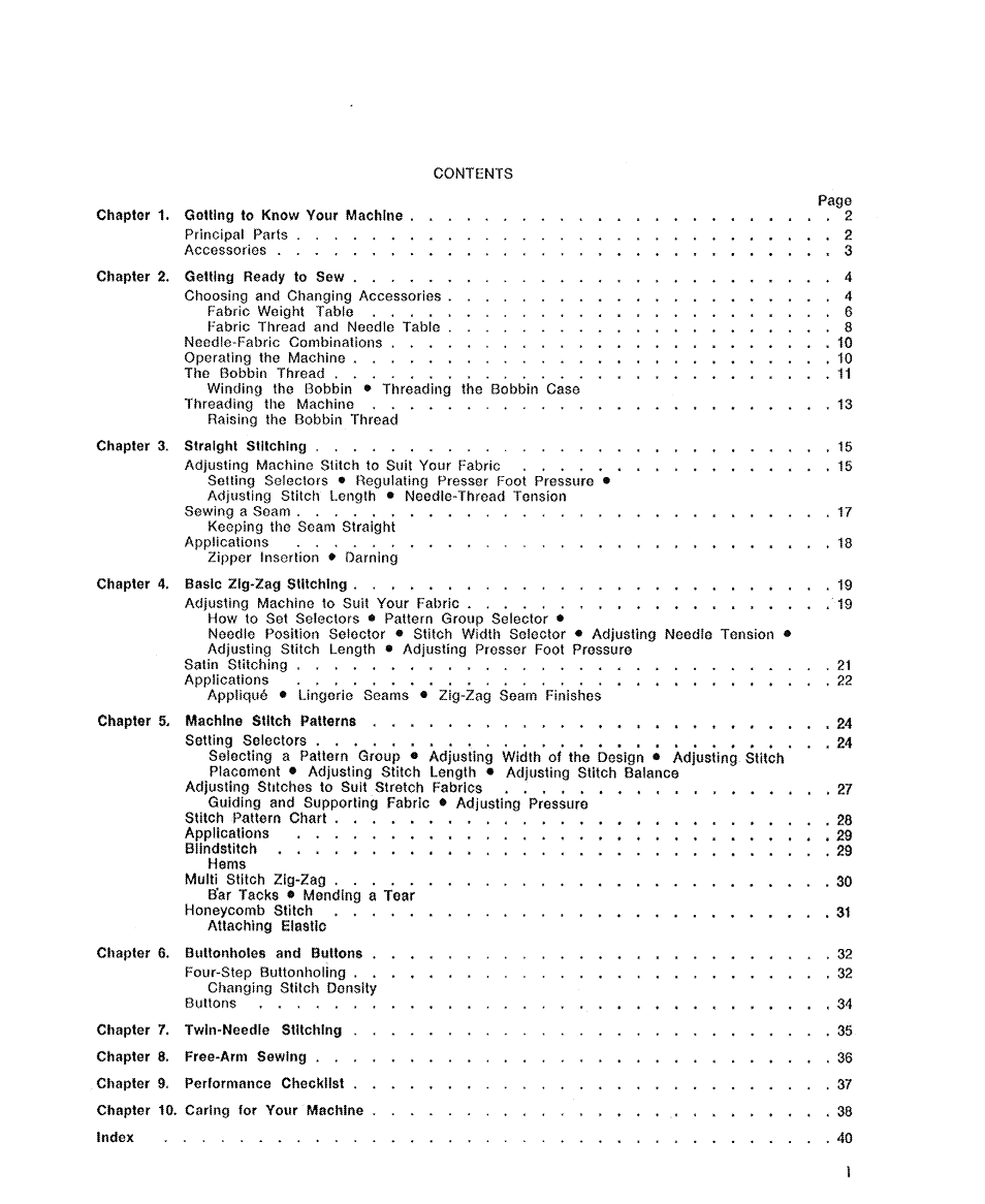SINGER 6110 User Manual | Page 3 / 41