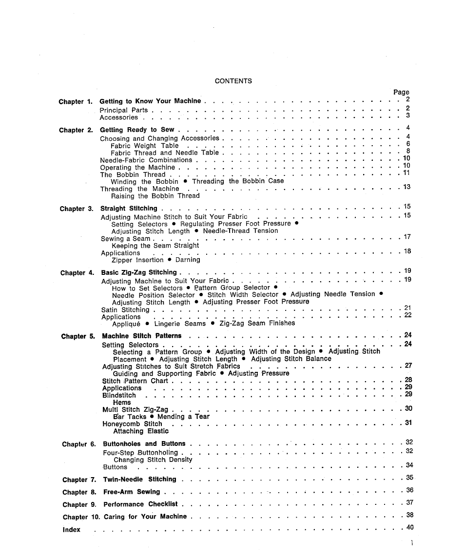 SINGER 6136 User Manual | Page 3 / 44