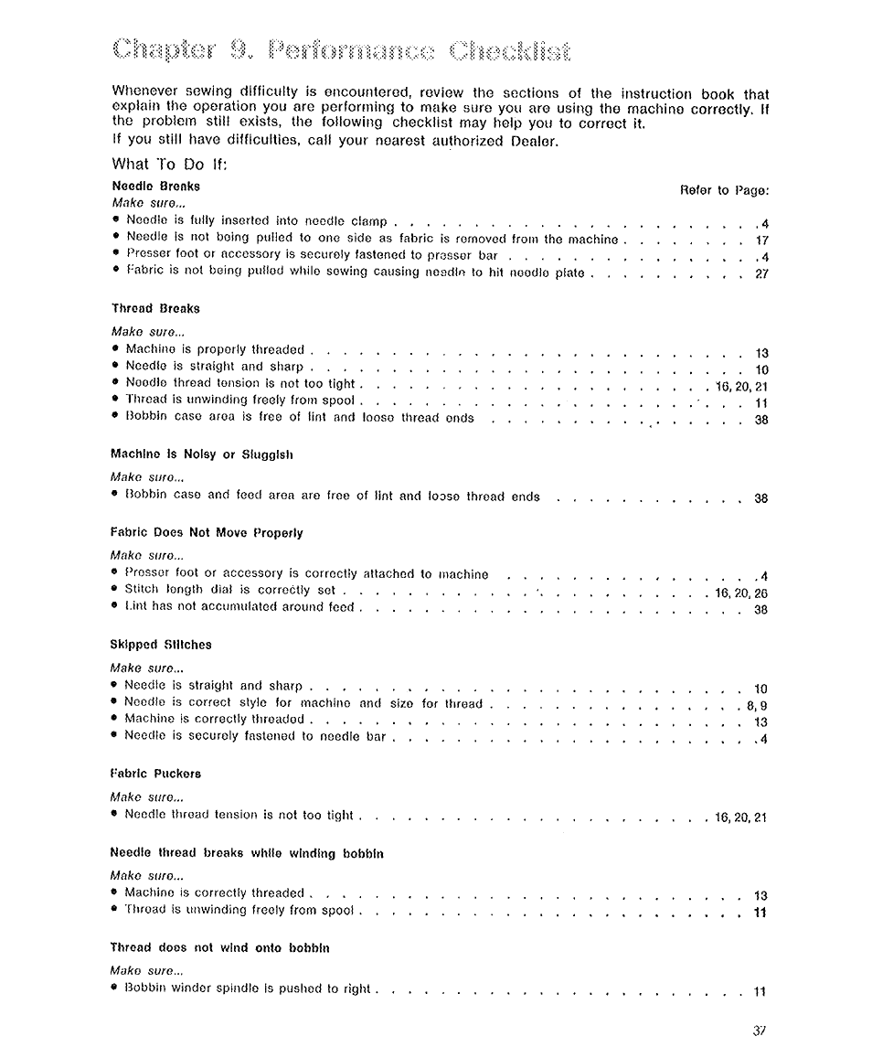 SINGER 6136 User Manual | Page 39 / 44