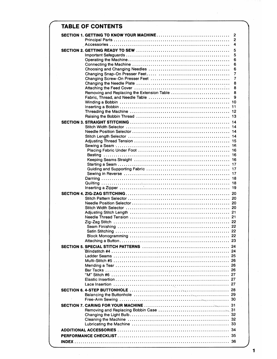 SINGER 6212 User Manual | Page 3 / 40