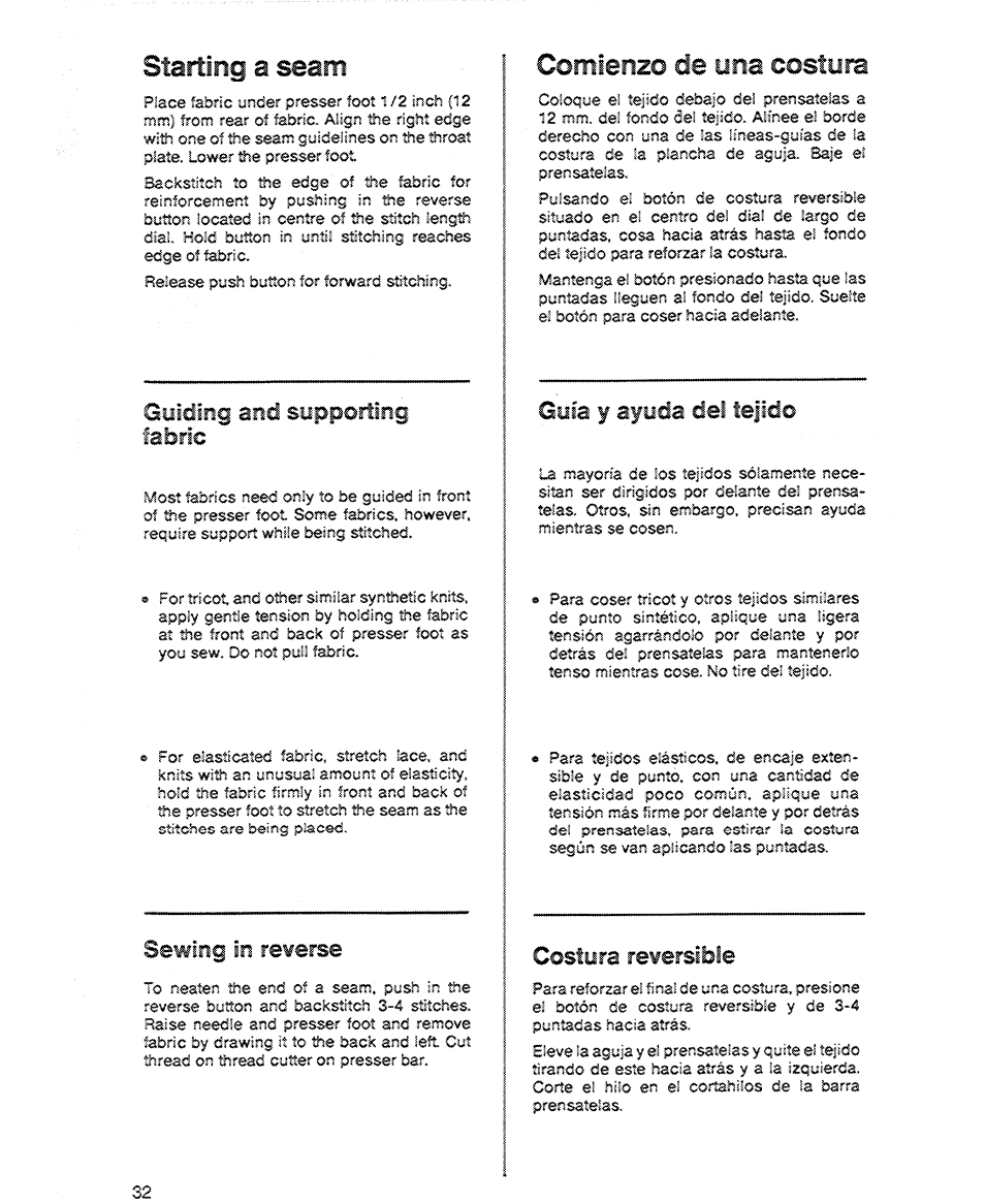 SINGER 6606 User Manual | Page 34 / 92