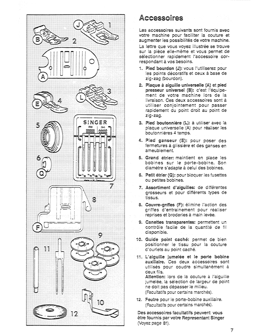 SINGER 6606 User Manual | Page 9 / 92