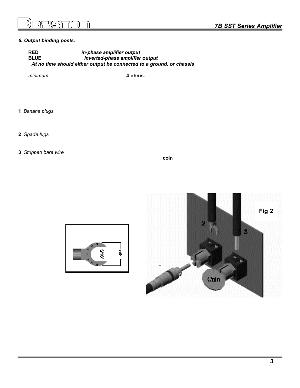 Bryston 7B SST User Manual | Page 5 / 14