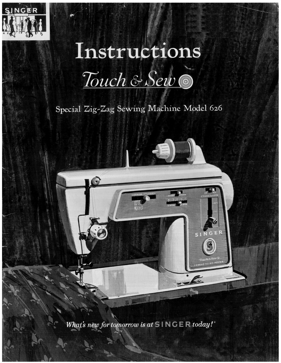 SINGER 626E6 Touch & Sew User Manual | 64 pages