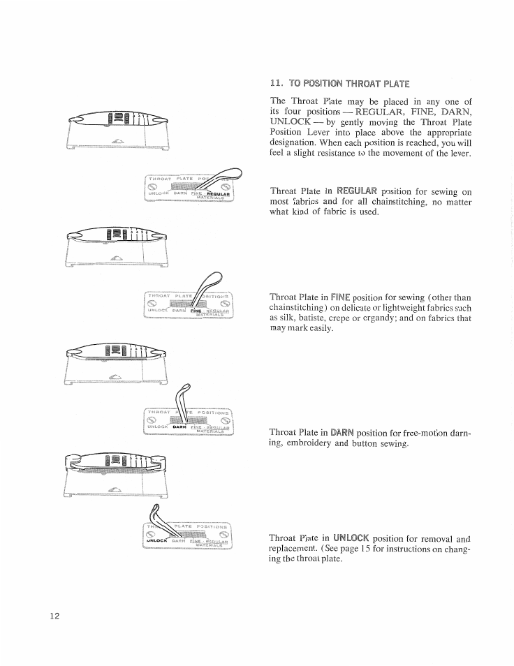 SINGER 626E6 Touch & Sew User Manual | Page 14 / 64