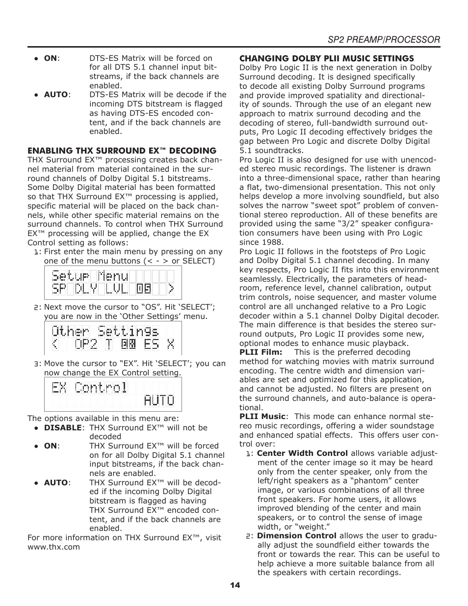 Bryston SP2 PREAMP User Manual | Page 15 / 20