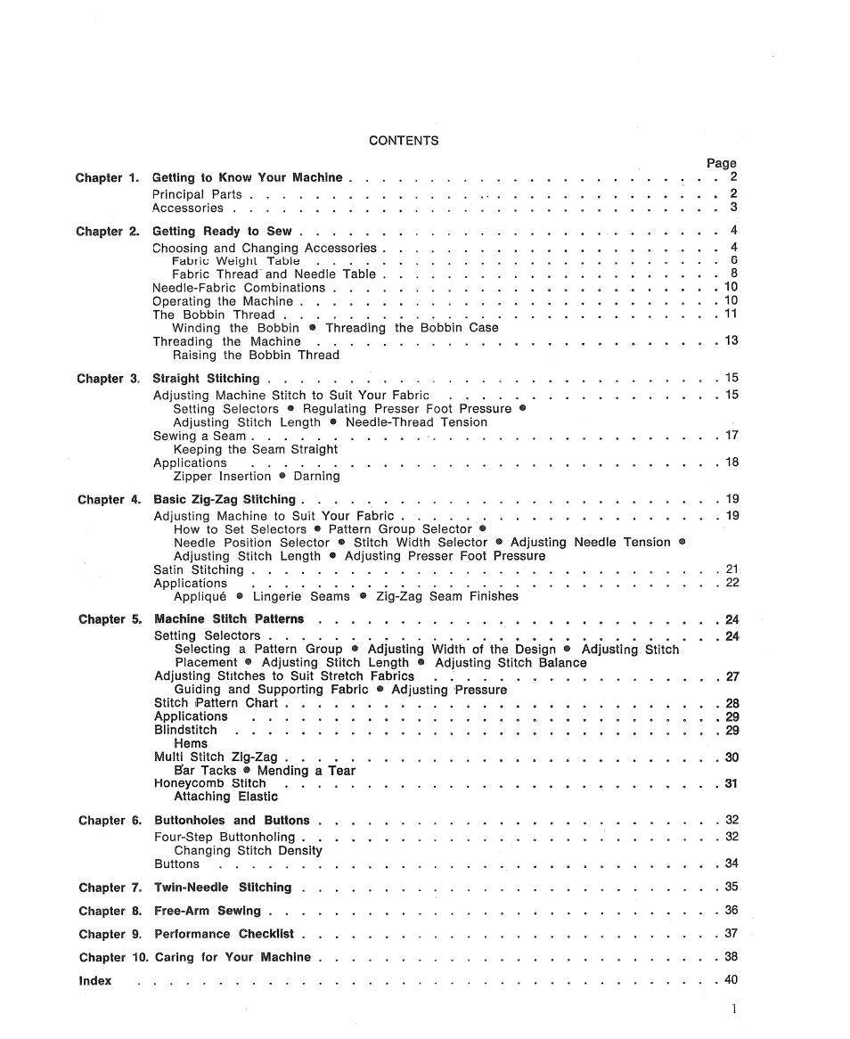 SINGER 7110 User Manual | Page 3 / 44