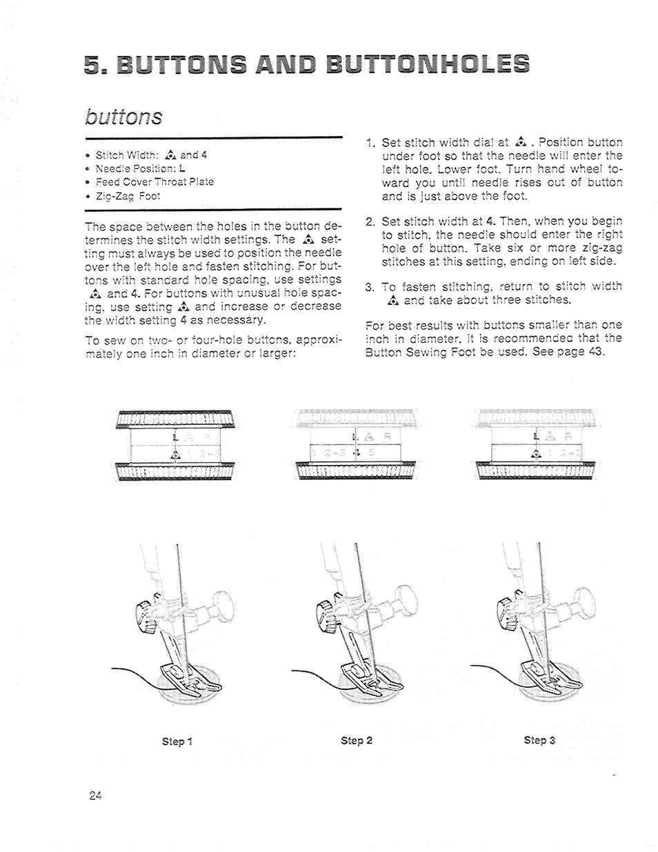 Button, Should, Ending | SINGER 717 Scholastic User Manual | Page 26 / 48