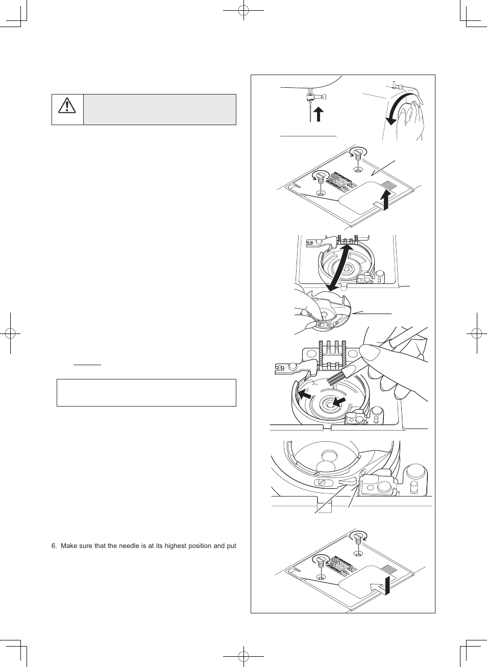 Caring for your machine | SINGER 7412 User Manual | Page 60 / 69