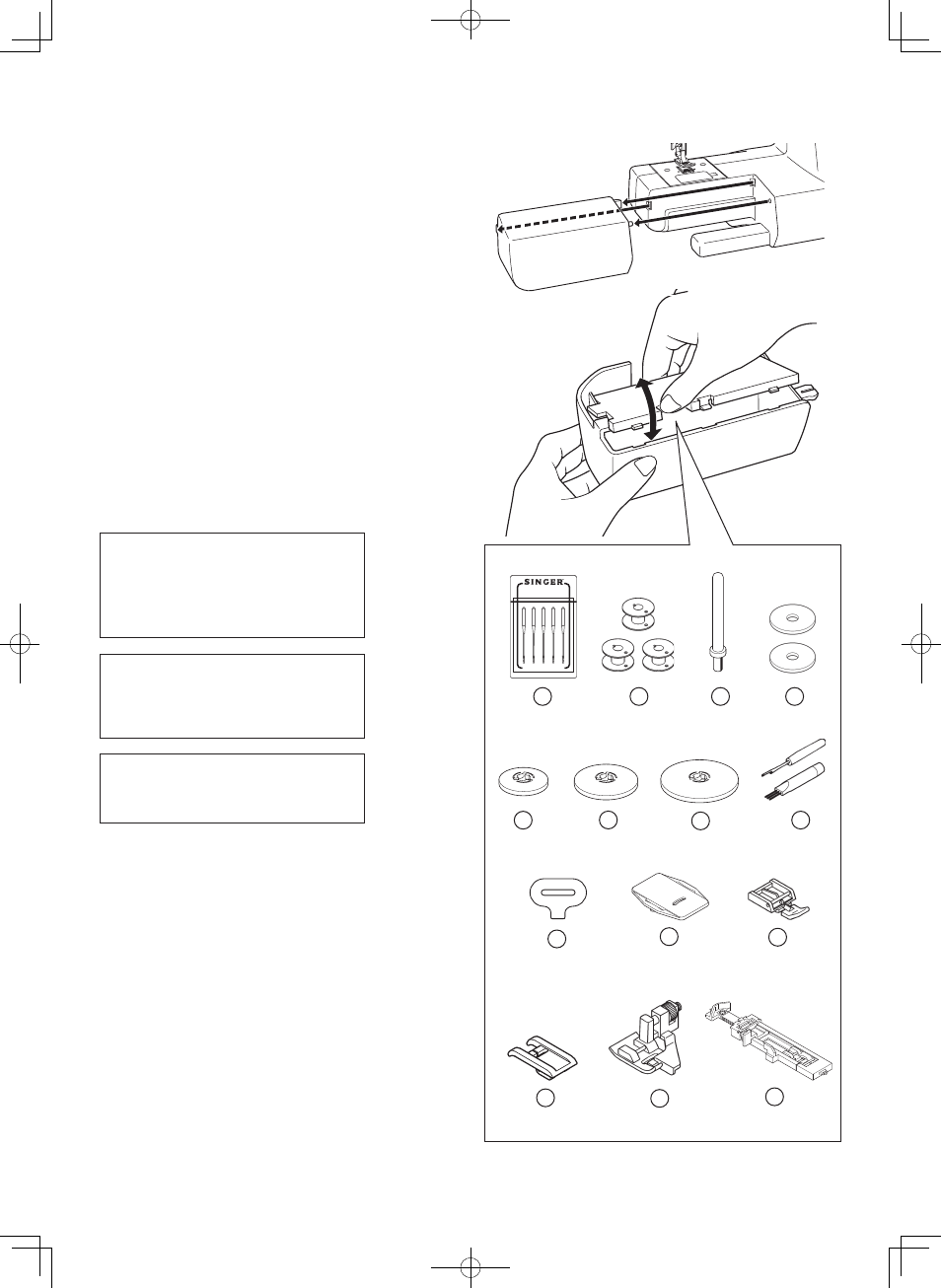 SINGER 7412 User Manual | Page 8 / 69