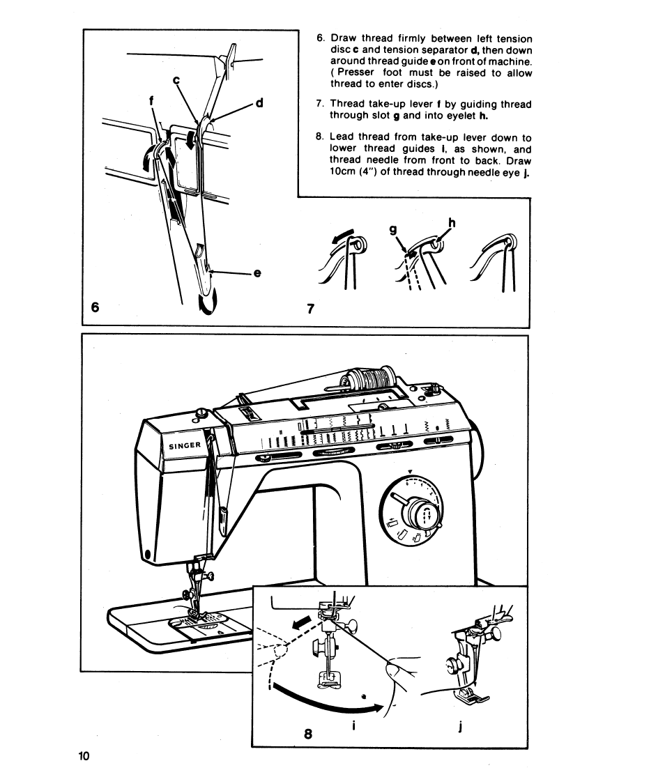 SINGER 8019 User Manual | Page 12 / 56