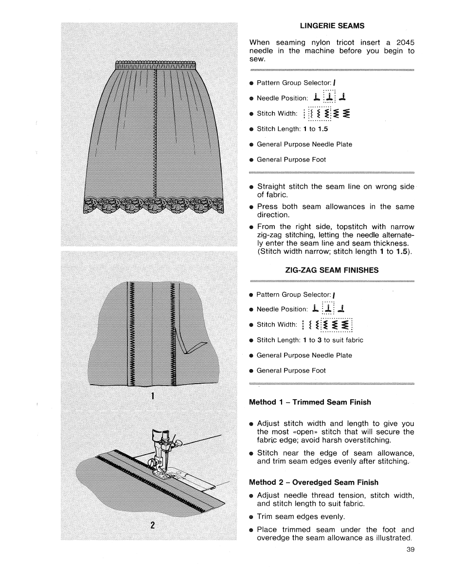L : x \ a | SINGER 8234 User Manual | Page 41 / 76