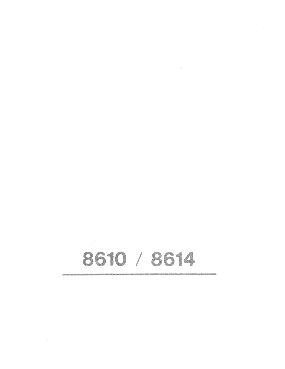 SINGER 8614 User Manual | 74 pages
