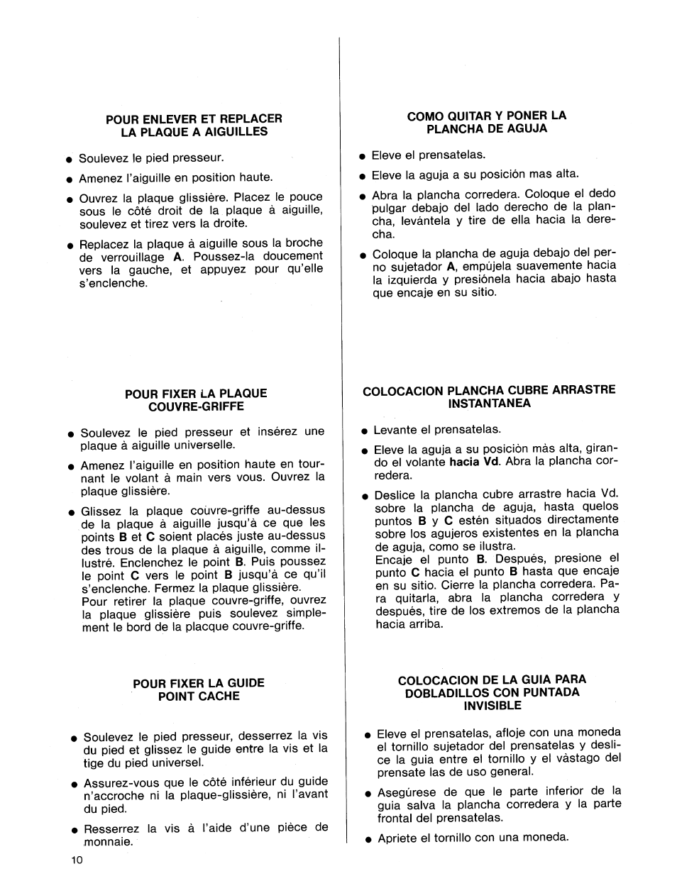 SINGER 8614 User Manual | Page 12 / 74