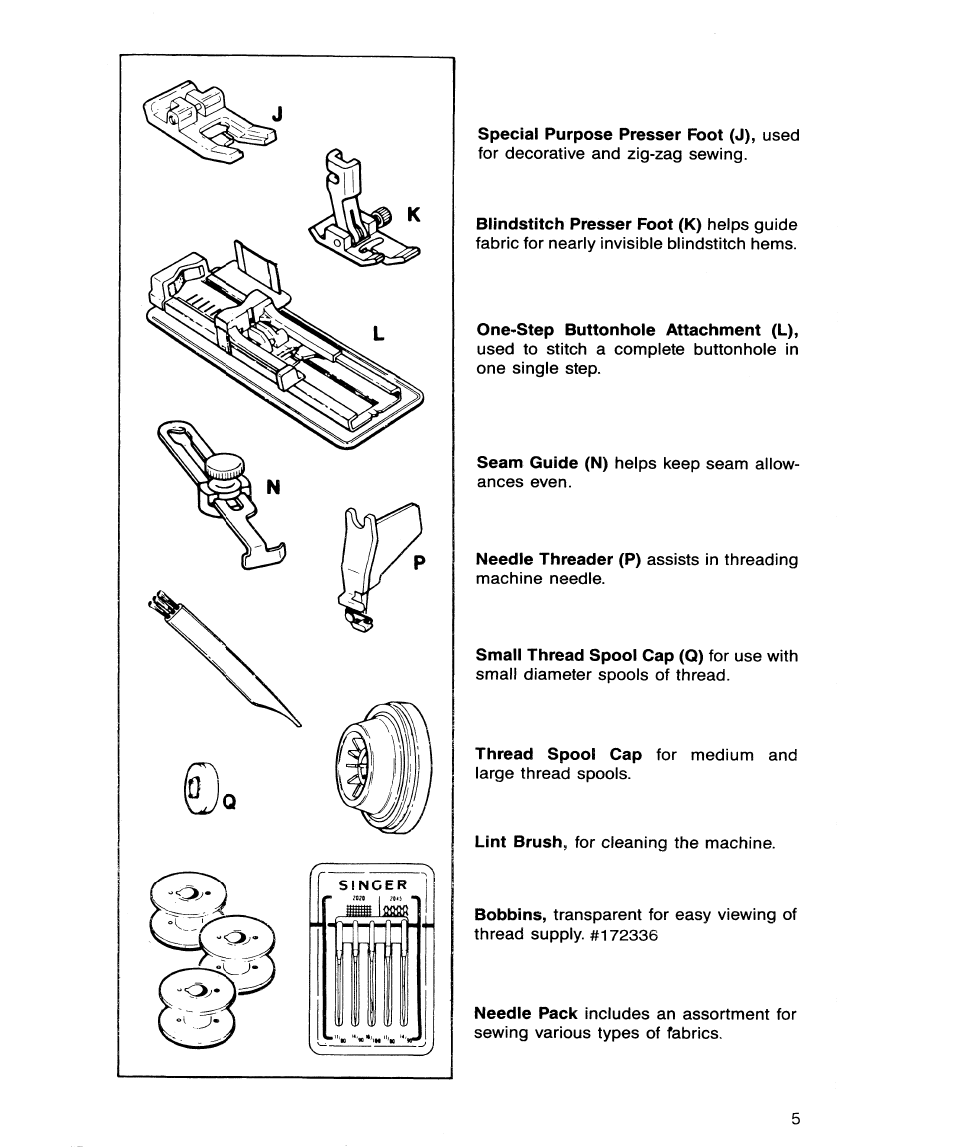 SINGER 9134 User Manual | Page 7 / 48