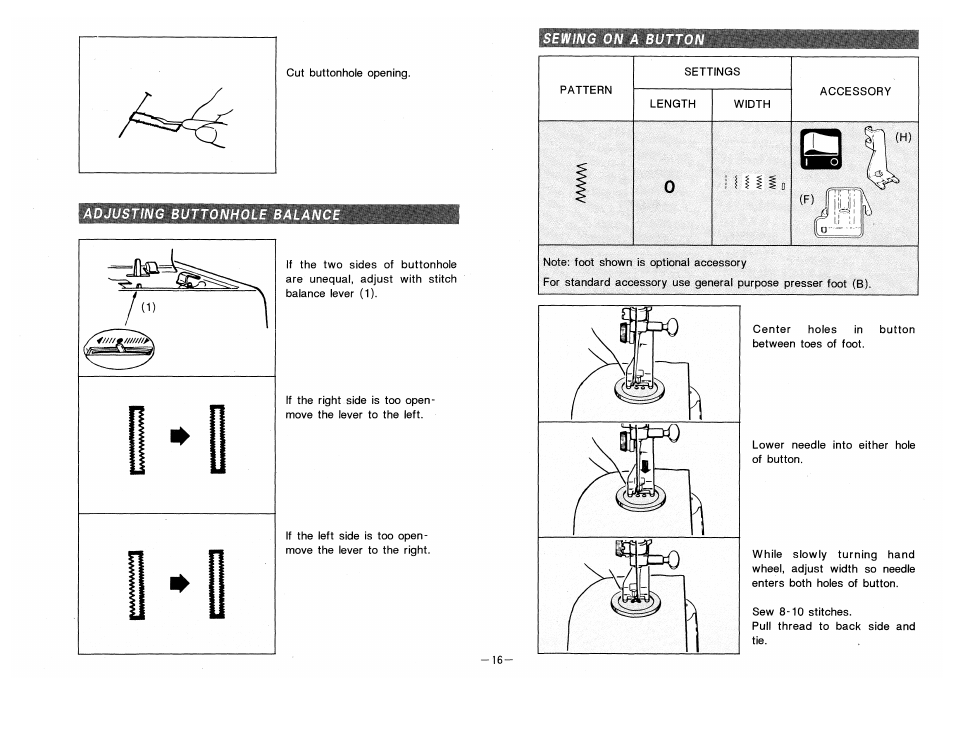SINGER 9210 User Manual | Page 19 / 28