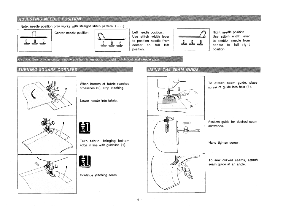 SINGER 9224 User Manual | Page 12 / 32