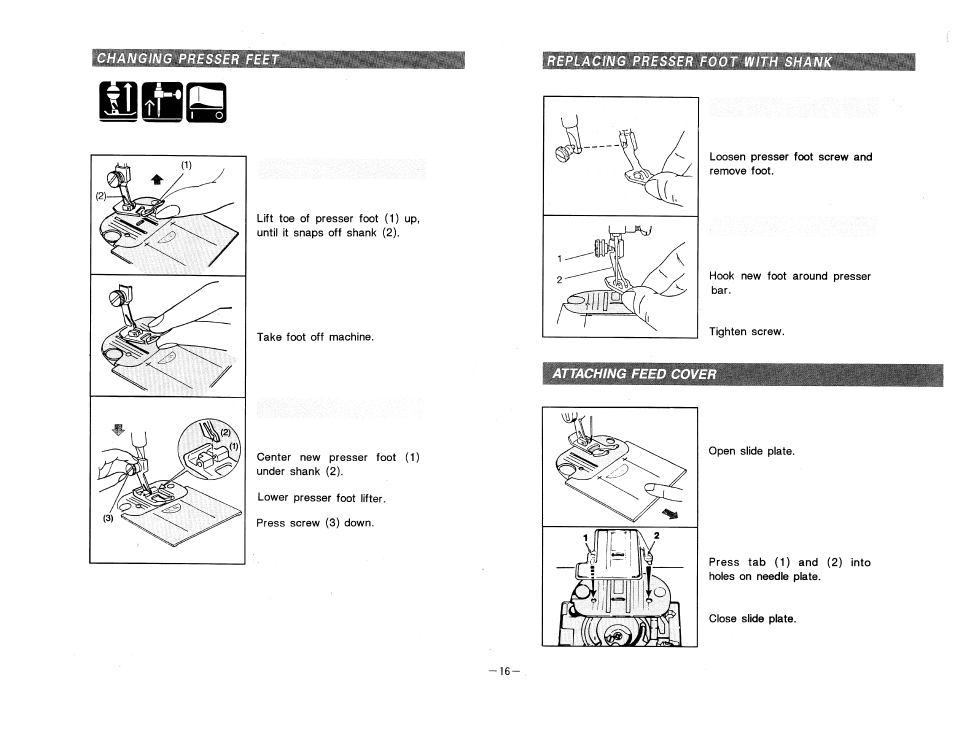 SINGER 9224 User Manual | Page 19 / 32