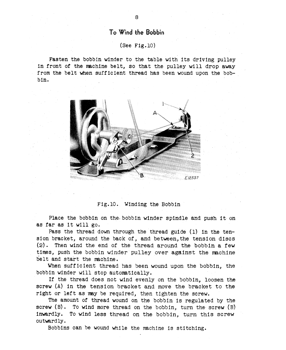 SINGER 95-100 User Manual | Page 10 / 28