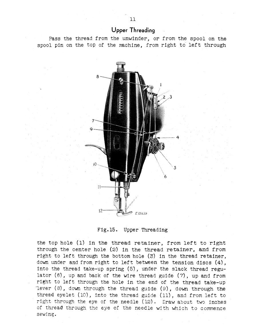 SINGER 95-100 User Manual | Page 13 / 28