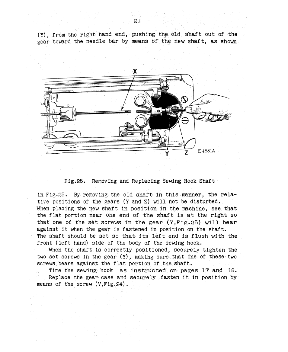 SINGER 95-100 User Manual | Page 23 / 28