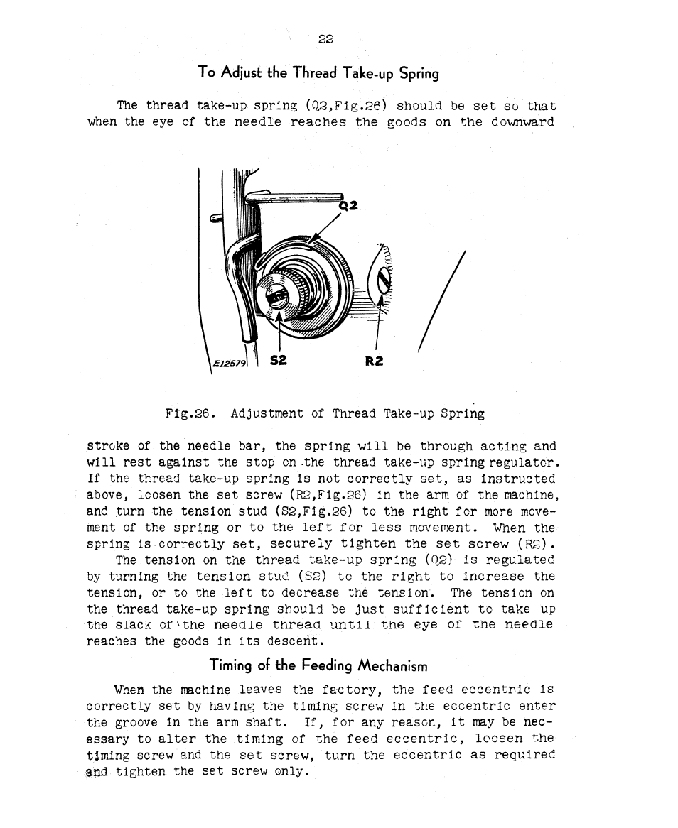 SINGER 95-100 User Manual | Page 24 / 28