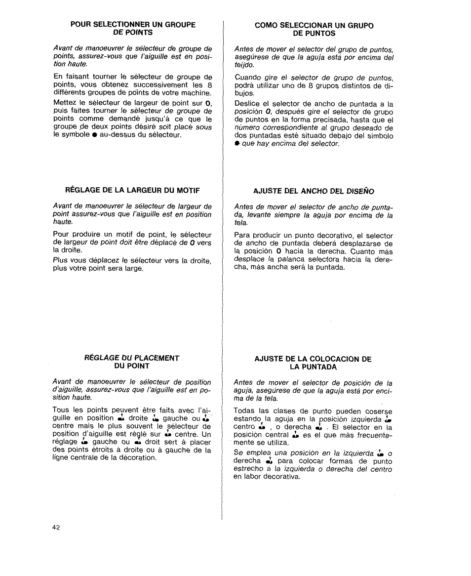 SINGER 9618 User Manual | Page 44 / 74
