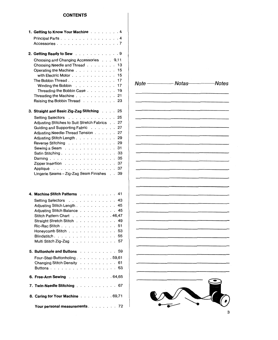 SINGER 9618 User Manual | Page 5 / 74