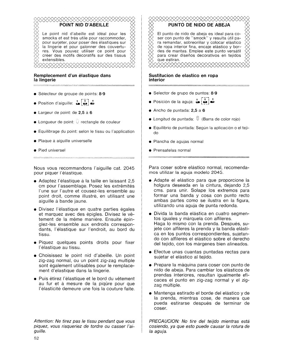 SINGER 9614 User Manual | Page 54 / 76