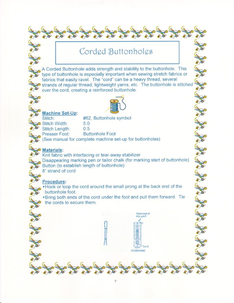Machine set-up, Materials, Procedure | SINGER 9910-WORKBOOK Quantum User Manual | Page 15 / 64