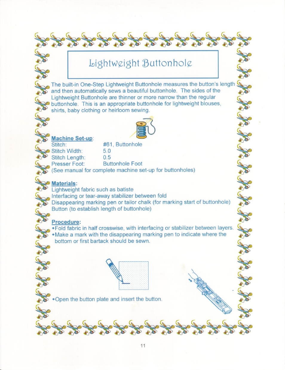 Machine set-up, Materials, Procedure | SINGER 9910-WORKBOOK Quantum User Manual | Page 19 / 64