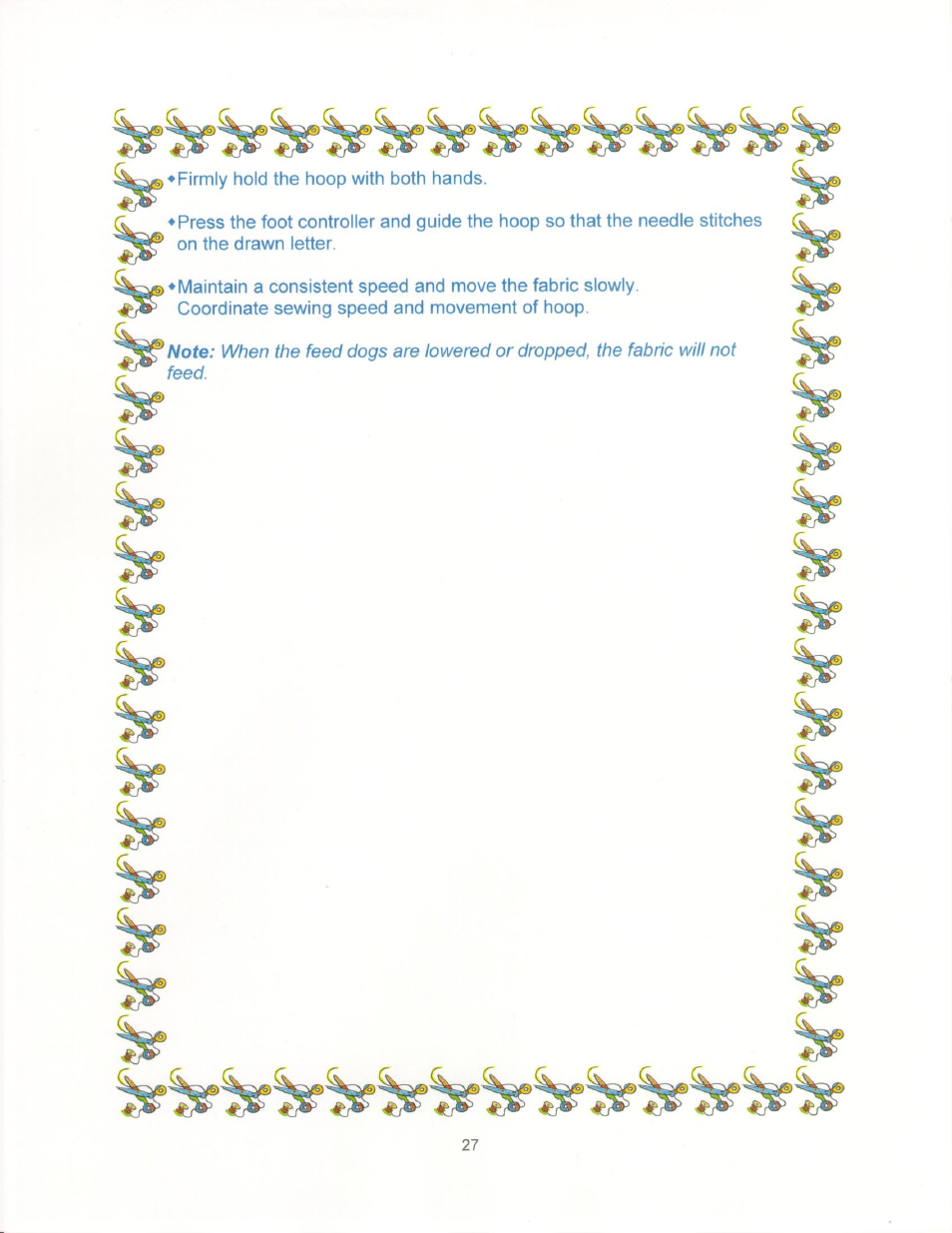SINGER 9910-WORKBOOK Quantum User Manual | Page 35 / 64