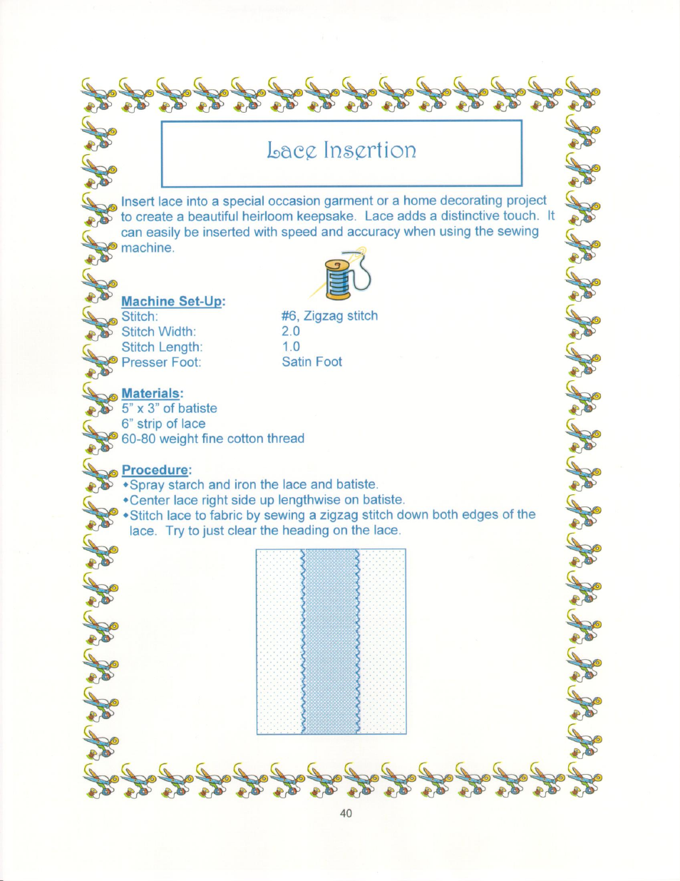 Machine set-up, Materials | SINGER 9910-WORKBOOK Quantum User Manual | Page 51 / 64