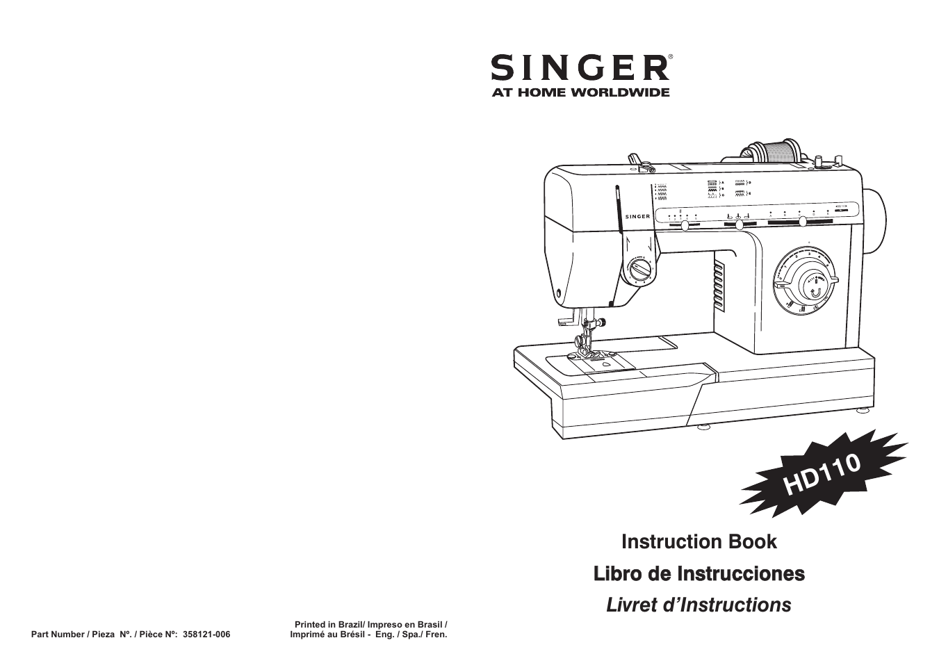 SINGER HD110 User Manual | 46 pages